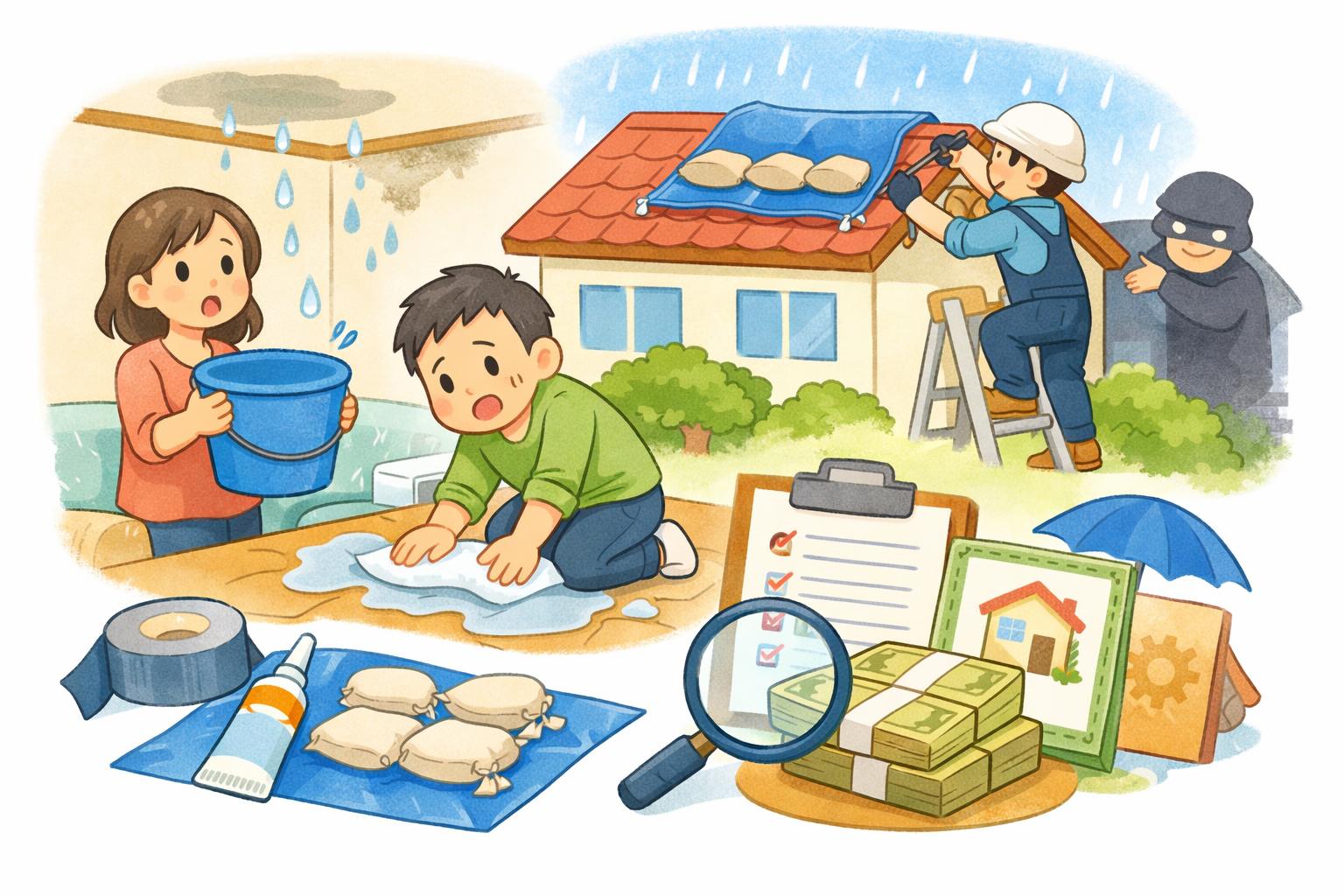 雨漏り調査・修繕 けんおうリノベーション